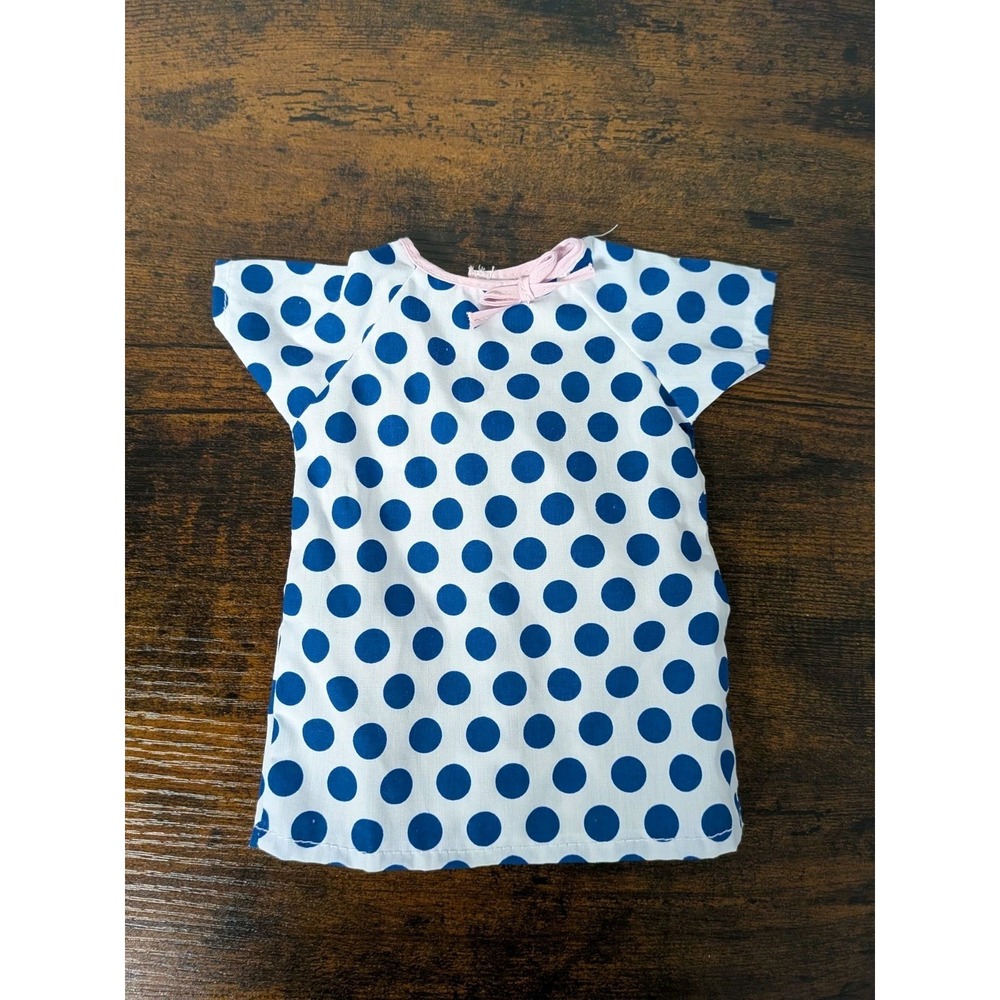 Our Generation 🤍 Sarah Doll Outfit Blue  White Polka Dot Party Dress